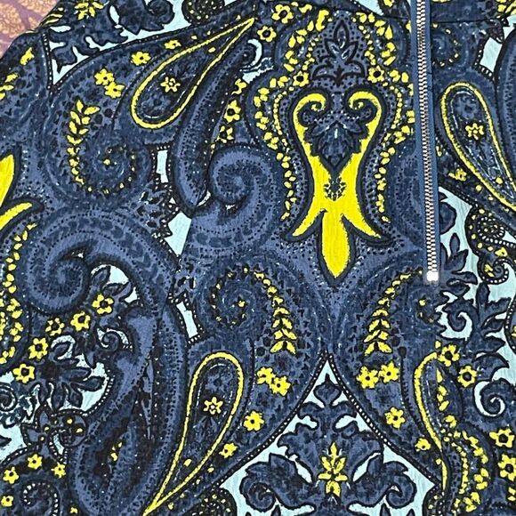 PLENTY TRACY REESE Anthropologie Fit Flare Mini Skater Dress Paisley Pockets 4P - Picture 7 of 13